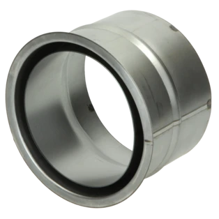 Wall lining double for stove pipe &Oslash; 130 x 100 mm unpainted