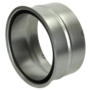 Wall lining double for stove pipe &Oslash; 180 x 100 mm unpainted