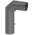 Tuyau coudé pour tuyau de poêle Ø 130 mm 