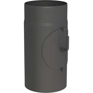 Stovepipe &Oslash; 130 x 300 mm with throttle damper and door