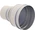Flue pipe enlarger Ø 180 mm to Ø 200 mm