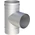 Pipe tee connection 87° Ø 200 mm with water drip