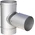 T-branch 87° for flue gas system Ø 180 mm