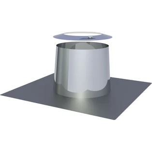 Flachdachdurchf&uuml;hrung konisch f&uuml;r Abgassystem &Oslash; 150 mm