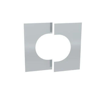 Wand-/ Deckenblende zweiteilig  0-30&deg;