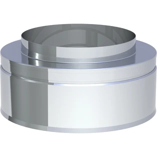 Top stub terminal for flue gas system &Oslash; 200 mm