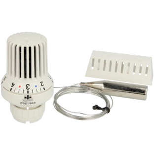 Testa termostatica Oventrop Uni XD sonda a distanza, bianca, 101 15 75