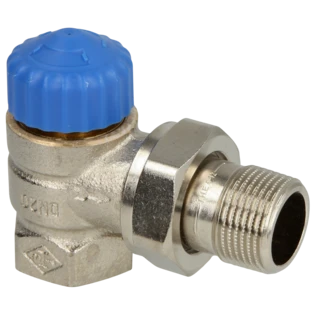 Ventilunterteil Eck 3/4" geringer Widerstand