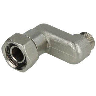 Raccordo a S eccentrico 3/8" x dado 5/8" spostamento 30 mm