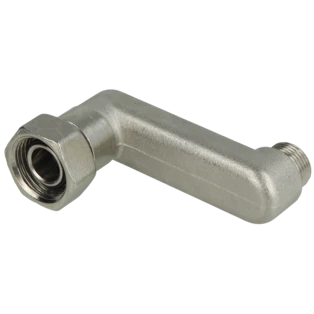 Excenterverschraubung S-Anschluss 3/8" x 5/8" &Uuml;WM 60 mm Versatz