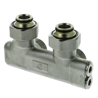 Reverser angled version with 3/4" Euro cone for radiator