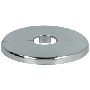 Snap-on rosettes &Oslash; 18 mm crome-plated