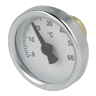 Thermometer 0 - 60 &deg;C for SilverTec ball valve set angle 1"