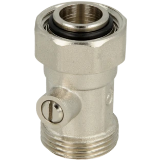 Enkelbuis kraanblok recht 3/4" IS x 3/4" Euroconus