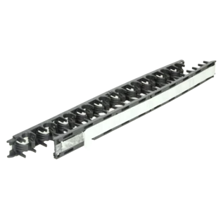 SilverTec Clip-on mounting rail for 16 - 22 mm pipe diameter self-adhesive