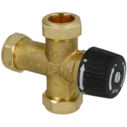 M&eacute;langeur thermostatique d'eau sanitaire avec raccord &Oslash; 22 mm