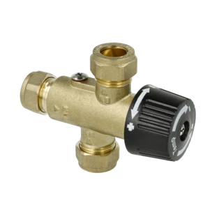 Thermostatic domestic water mixer connection &Oslash; 15 mm