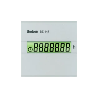 Digital hour counter for control panels