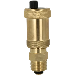 Automatic air vent 1/2" ET with isolating valve