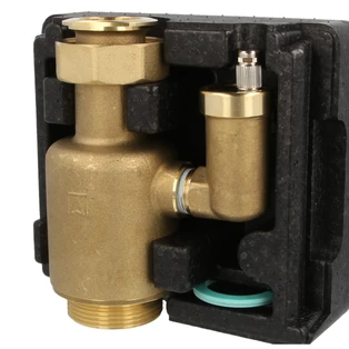 Separatore d'aria 1 1/2" FM x 1 1/2" FF dado per raccordi