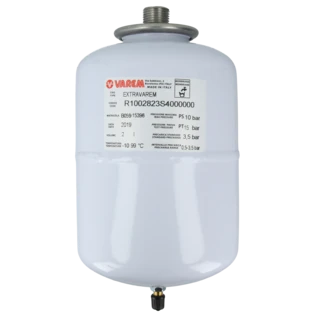 Expansievat 2 l voor verwarmingssystemen vast membraan