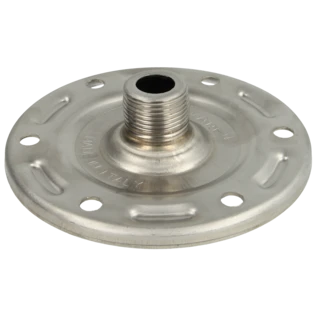 Spare flange for pressure expansion vessels