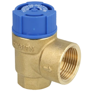 Safety relief valve for drinking water 3/4" 4 bar