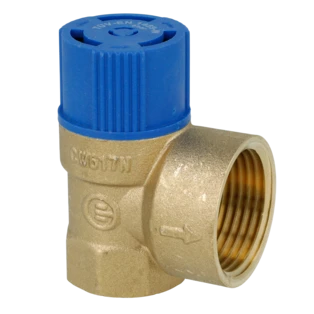 Safety valve for potable water 3/4" 6 bar