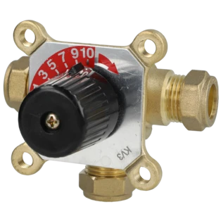 M&eacute;langeur 3 voies bague de serrage &Oslash; 15 mm 