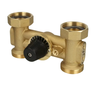 Heating mixing valve 4-way H-shape 1 1/2" ET