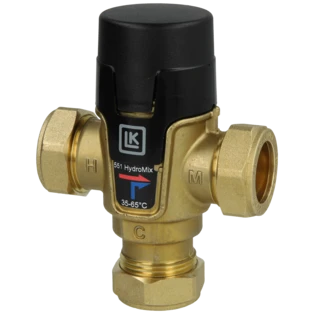 Mixer for process water 15 mm +35 bis +65 &deg;C