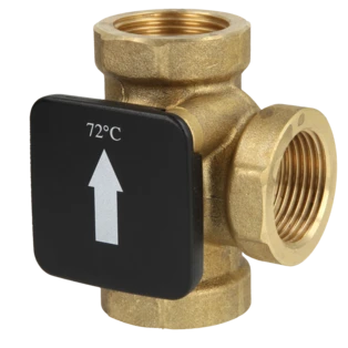 Valvola di carico termica 1" FF temperatura d'apertura +72 &deg;C