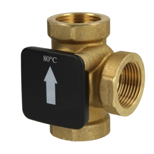 Valvola di carico termica 1" FF temperatura d'apertura +80 &deg; C