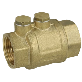 ROMA 1" check valve with 2 outlet plugs