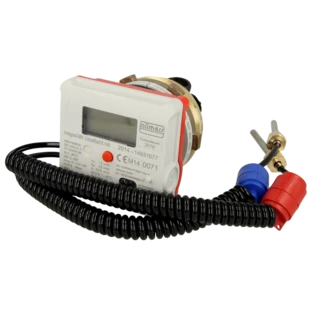 Heat meter measuring capsule with high sampling rate 1.5 m&sup3;/h