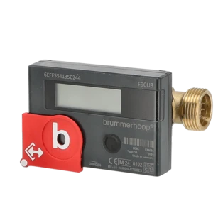Elster Kompaktw&auml;rmemengenz&auml;hler F90U3 Qp 2,5 1" AG