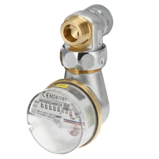Badwatermeter voor warm en koud water