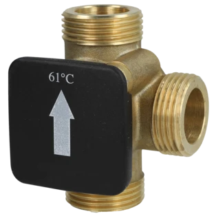 Thermisch laadventiel 1" US met openingstemperatuur +61 &deg;C