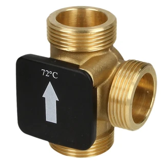 Vanne de charge thermique 1 1/4" FM avec temp&eacute;rature d'ouverture +72 &deg;C