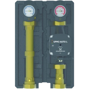 Niet-gemengde pompunit HeatBloC met Grundfos-pomp