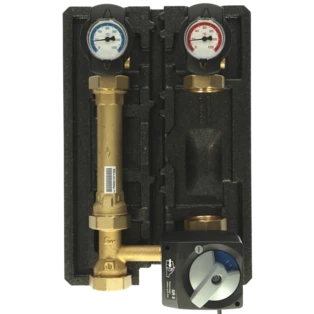 HeatBloCEco,DN25 gruppo per miscelazion senza pompa, 1 &frac12;" FM " 1FF