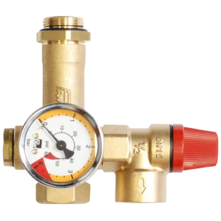 HeatBloC Eco safety group 50 kW for manifolds DN25