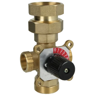 4-weg menger voor DN 25 circulatiepomp