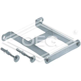 Wandmontage 100 mm tot hart verdeler 2 stuks