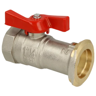 Pump ball valve 1 1/4" for 2" union nut with gravity brake