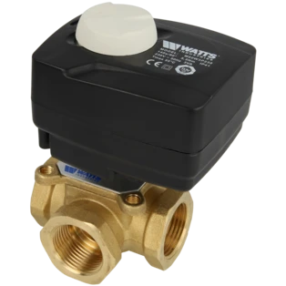 Watts Vanne m&eacute;langeuse 4 voies 1 1/2''+ servomoteur laiton V4GB 40 Kvs 26,0