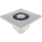 Floor drain universal 150 x 150 mm chrome-plated