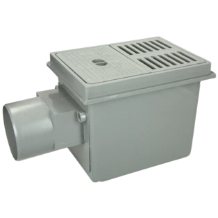 R&uuml;ckstau-Kellerablauf mit Dreifach-R&uuml;ckstausicherung DN110