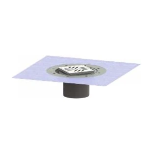 Shallow bed upper section with design cover 120 x 120 mm