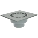 House and yard drain vertical 250 x 250 mm DN75/110